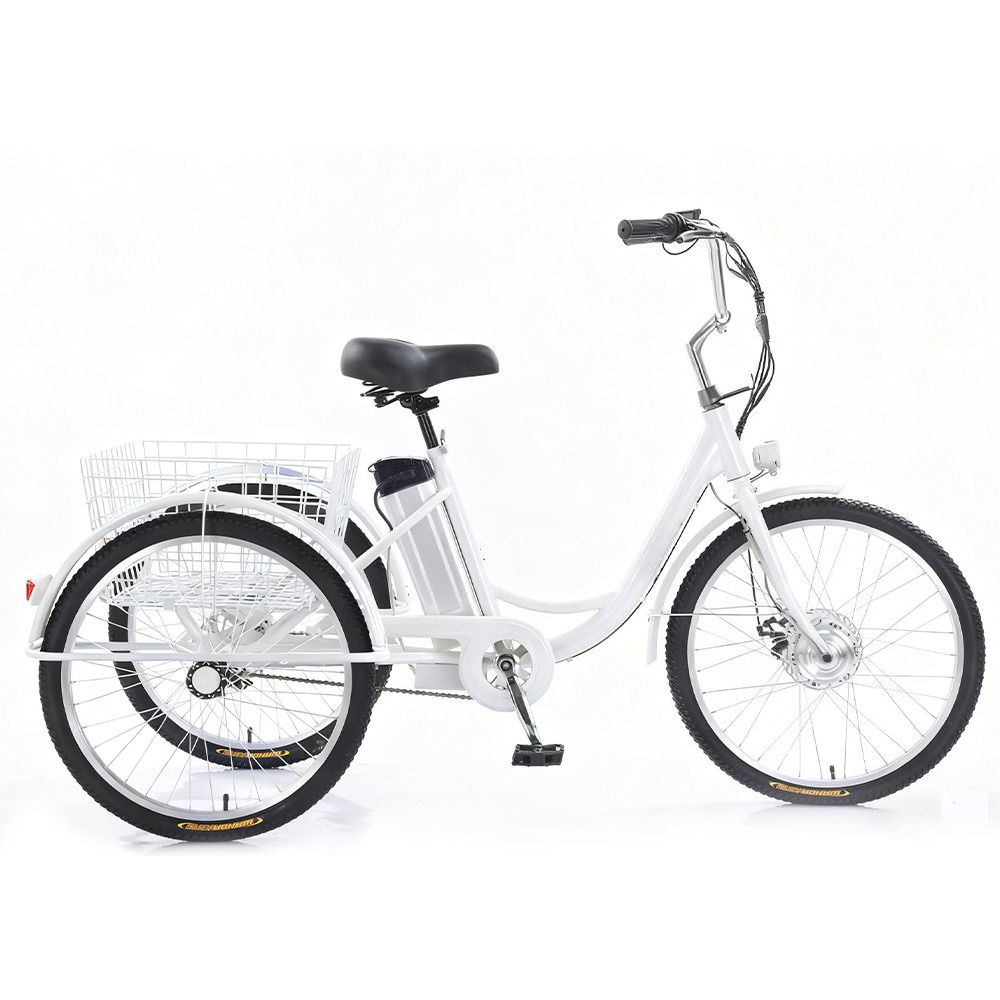Electric Scooter Adults - รถสามล้อไฟฟ้า 24 นิ้ว สำหรับผู้สูงอายุ จักรยานสามล้อ 250