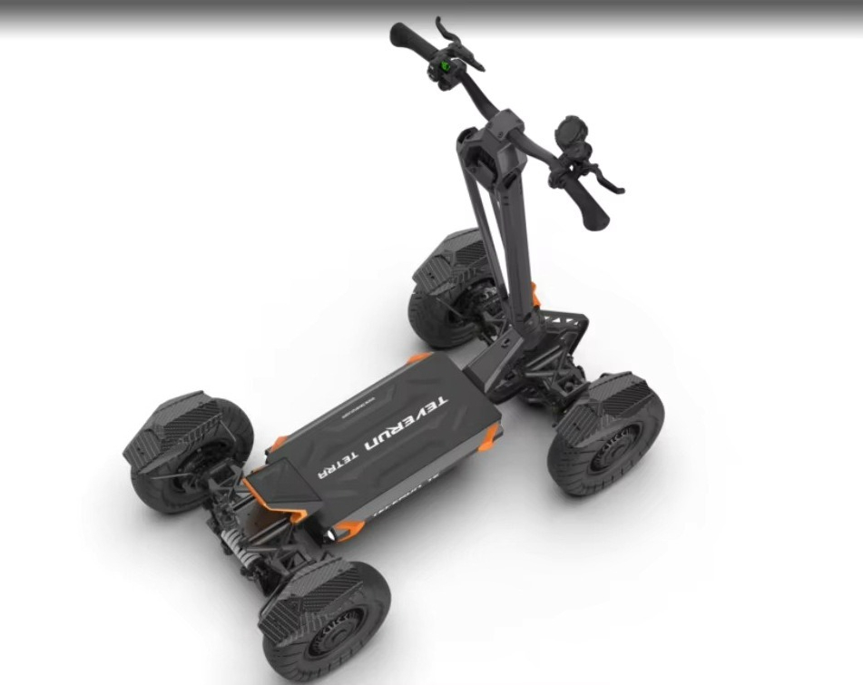 สกู๊ตเตอร์ไฟฟ้าสี่ล้อพับได้กำล - Electric Scooter Adults บทวิจารณ์และราคา