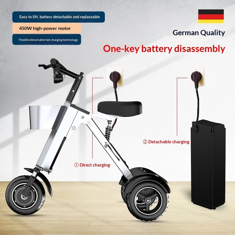 สกู๊ตเตอร์พับได้ 3 ล้อ มินิไตร - Folding Electric Scooter บทวิจารณ์และราคา