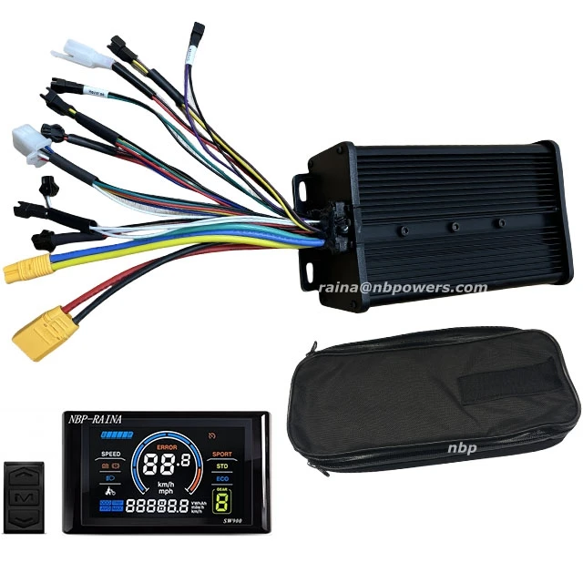 คอนโทรลเลอร์จักรยานไฟฟ้าแบบคลื - 72V 45A Dual Controller บทวิจารณ์และราคา